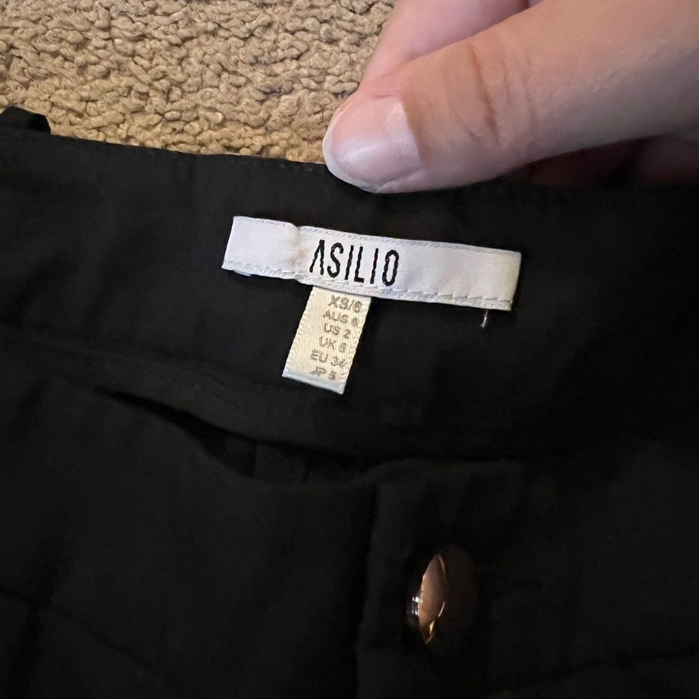 Asilio black pants 2 - Picture 2 of 7